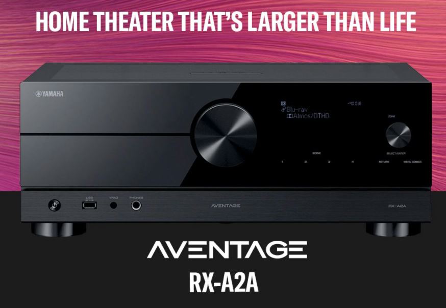Yamaha RX A2A AVENTAGE 7.2 channel AV Receiver with 8K HDMI and