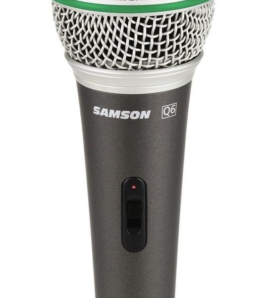 Samson Q6 Dynamic Handheld Mic with On/Off Switch