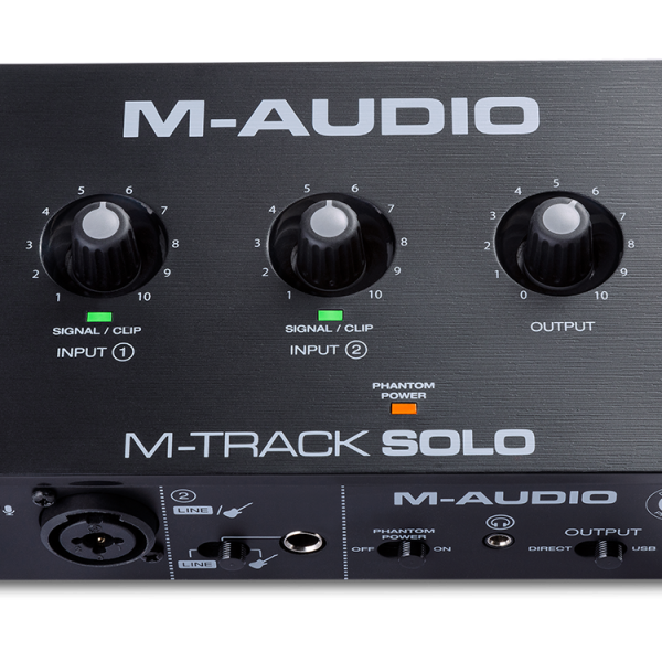 M-Audio M-Track Solo II Desktop 2×2 USB Audio Interface
