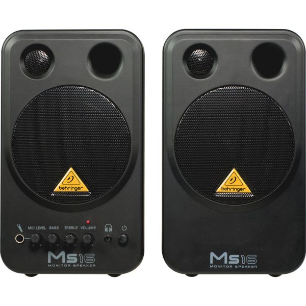Behringer MS16 2-Way Active Nearfield Monitors -Pair