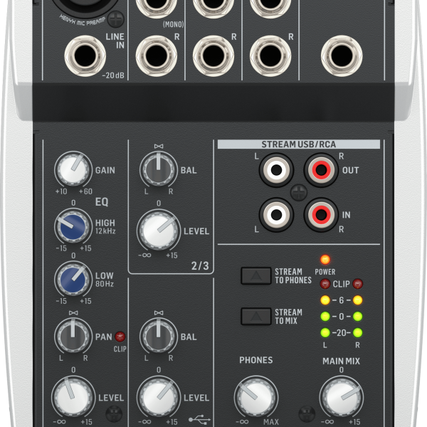 Behringer Xenyx 502S 5-channel Analog Streaming Mixer