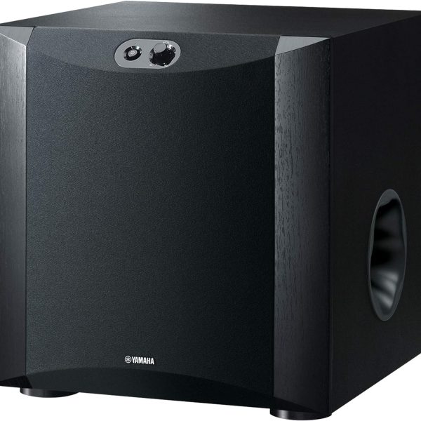 Yamaha NS-SW300 Subwoofer Speaker with 250W Output Power and Twisted Flare Port, Black