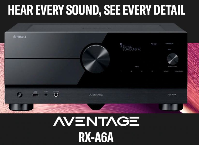 RX-A6A AVENTAGE 9.2-Channel AV Receiver with 8K HDMI and MusicCast (Special Offer Price)