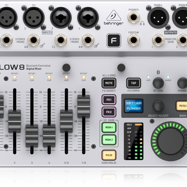 Behringer FLOW 8 Digital Mixer with Bluetooth