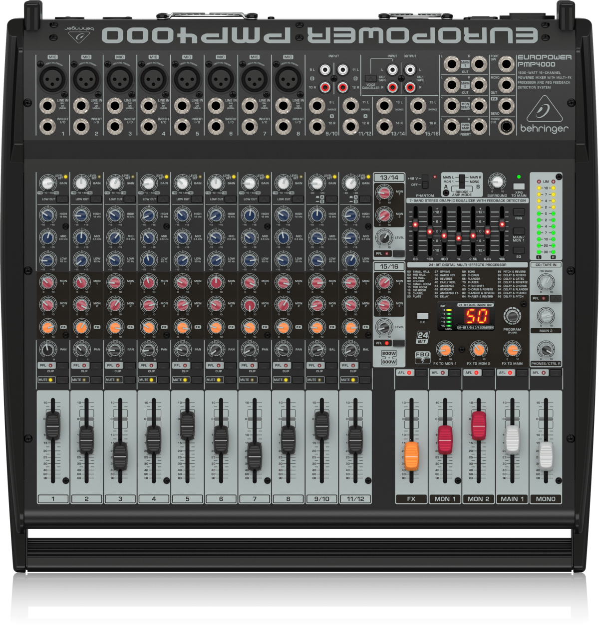 Behringer PMP4000 16-Channel Powered Mixer - Your Destination for