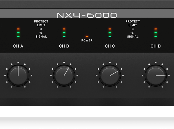 Behringer NX4-6000 6000W 4-channel Power Amplifier