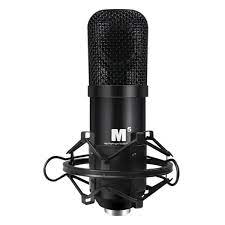 ICON M5 Condenser Microphone With Shock Mount & Pop Filter Foam