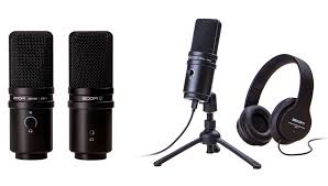 Zoom ZUM-2PMP USB Podcast Microphone Pack (New Year Sale)