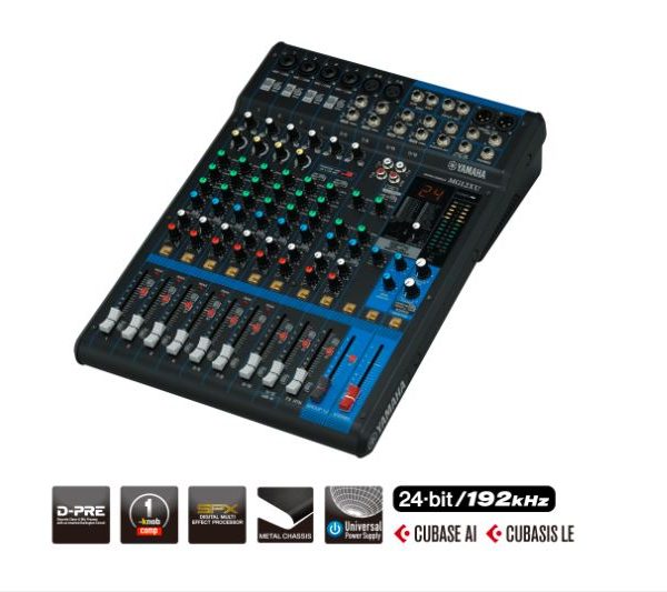 Yamaha MG12XU 12-Input Channels 4-Bus Mixer with Effects and USB