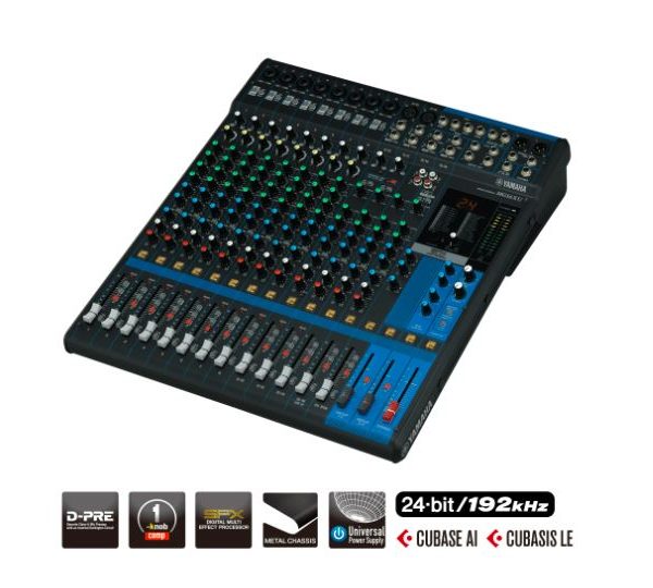 Yamaha MG16XU 16-channel Mixer with USB and Effects