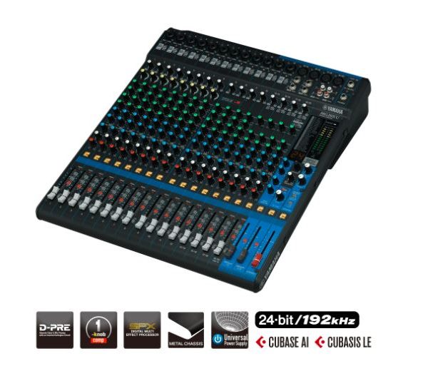 Yamaha MG20XU 20-channel Mixer with USB and FX Effects