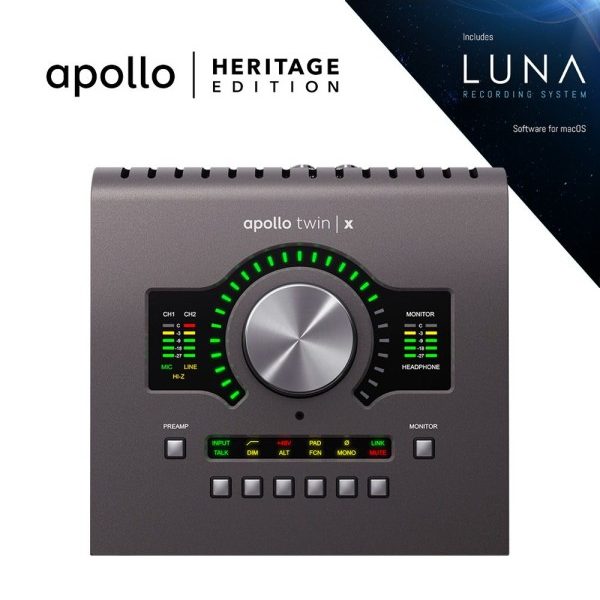 Universal Audio Apollo Twin X DUO Heritage Edition 10x6 Thunderbolt Audio Interface with UAD DSP