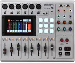 Zoom PodTrak P8 Portable Multitrack Podcast Recorder