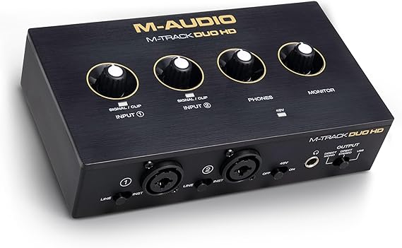M-AUDIO M-Track Duo HD Audio Interface 24bit 192kHz
