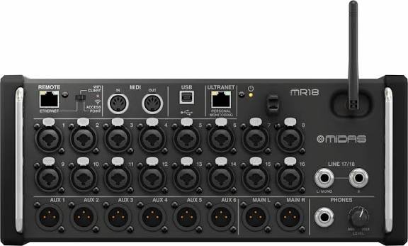 Midas MR18 Digital Mixing Console - 18-Channel Audio